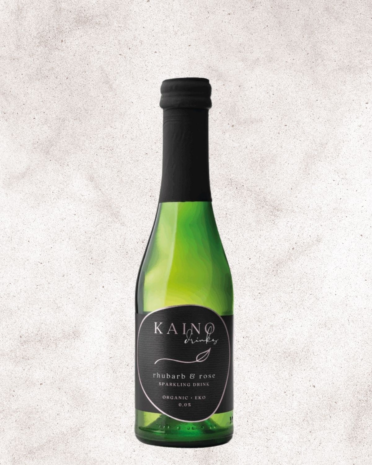 Kaino Alkoholiton Kuohuva - Raparperi&Ruusu 750ml/200ml