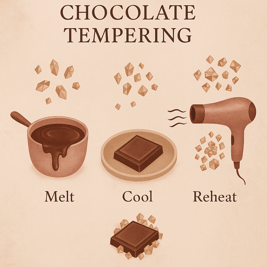 Suklaan temperointi - 3 tapaa temperointiin kotona