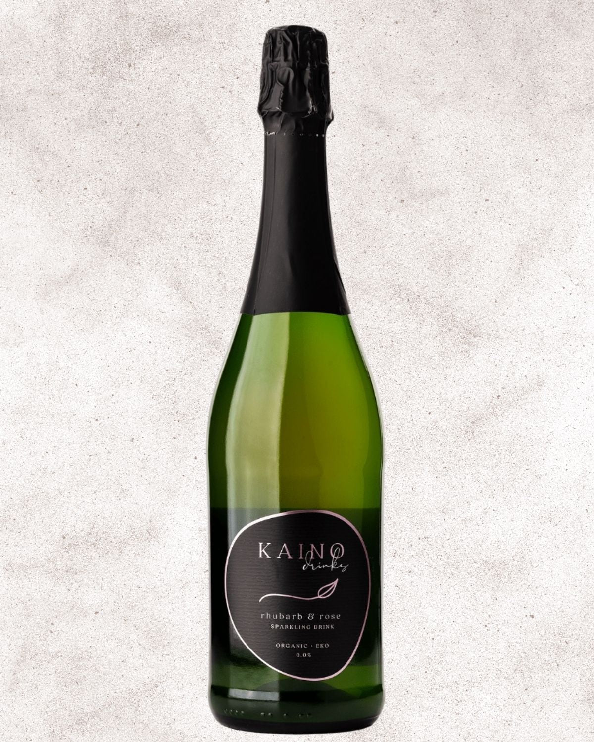 Kaino Alkoholiton Kuohuva - Raparperi&Ruusu 750ml/200ml